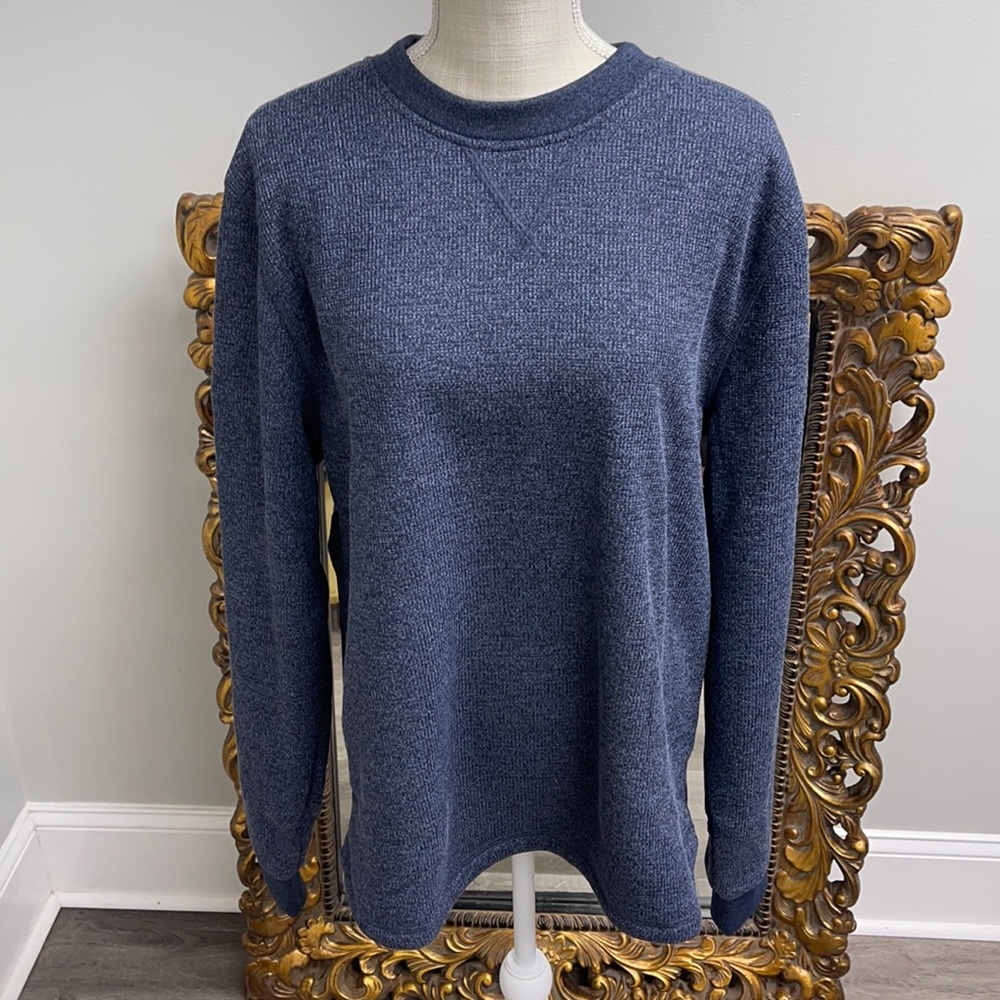 The B.C. Clothing Heritage Blue Sweater Men Size L